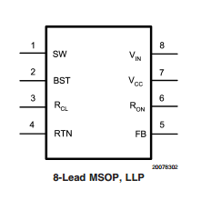 High Voltage 80V Step Down Switching Regulator LM5007SD