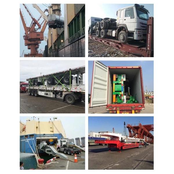 3 Axles 60 Ton Van-type Multi Function Cargo Shipping Flatbed Sidewall Semi Truck Trailer