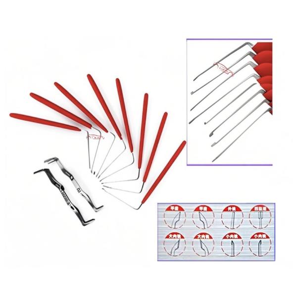 10pcs Set Non-slip Handle L Model Unlock Tool High-quality car Locksmith Tools