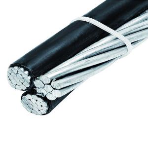 China Polyvinyl Chloride Sheath 25mm2 35mm2 Aerial Bundled Cable on sale
