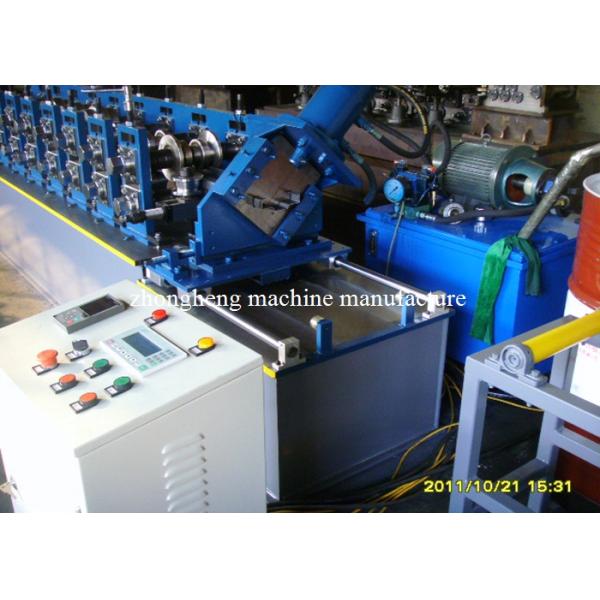 Adjustable Steel Frame Roll Forming Machine 22 Stations With 45 Degree Cutter