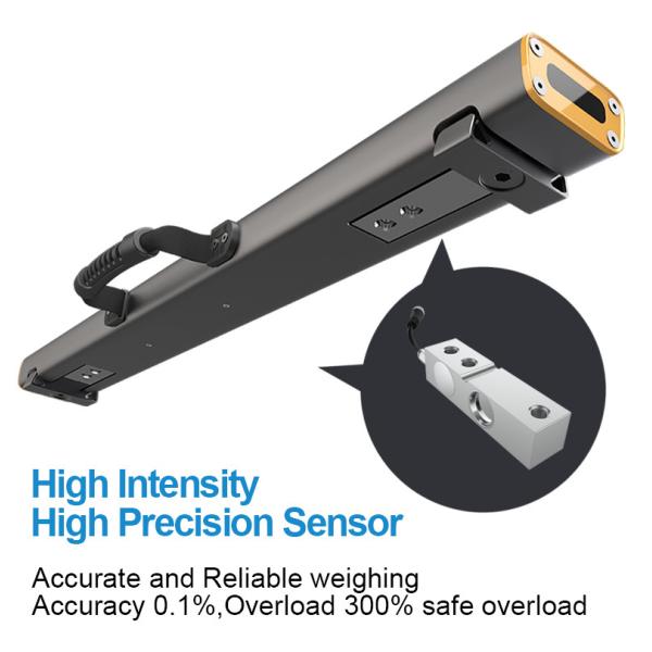 YanMing 3T Load Capacity Bluetooth Portable Pallet Beam Scale with Structural Aluminum Design