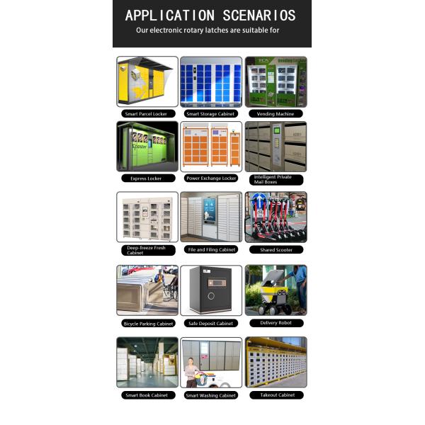 Factory Wholesale Auto Lock Cylinder for Logistic Cabinet Solenoid Lock Electromagnet Locks