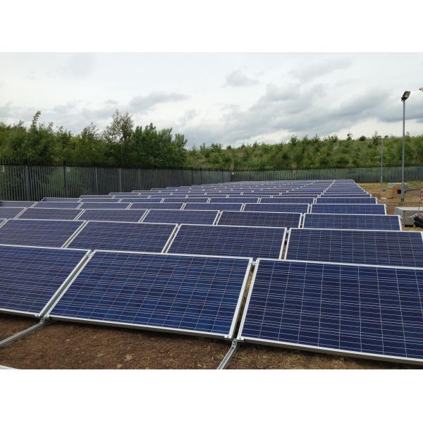 Elevated Rooftop Solar PV Mounting Structure Home Solar Energy System Rust Resistance