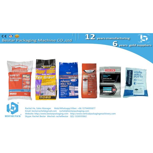 Cement powder 5kg pouch fully automatic packing machine BSTV-650DZ