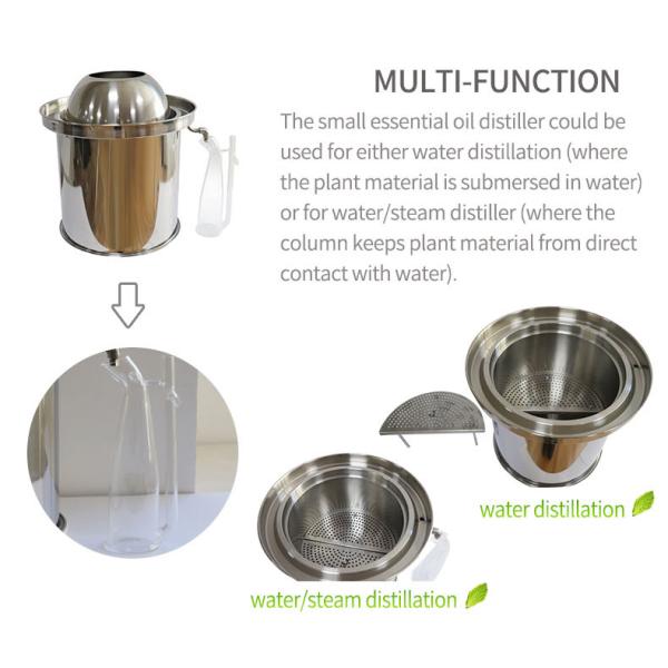 Automatic Grade Automatic Cold Pressed Essential Oil Making Machine for Plants Aromatic Oil Steam Distillation Plant
