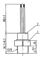 R3/8 Thread Lead Temperature Control Switch Constant Opening IATF16949