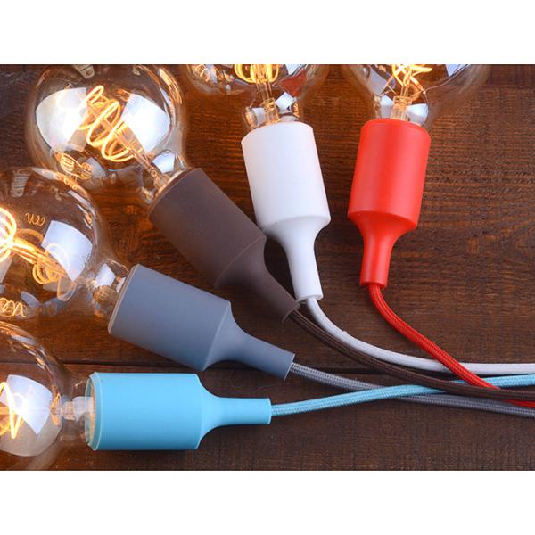 Colorful Silicone Pendant Light Socket