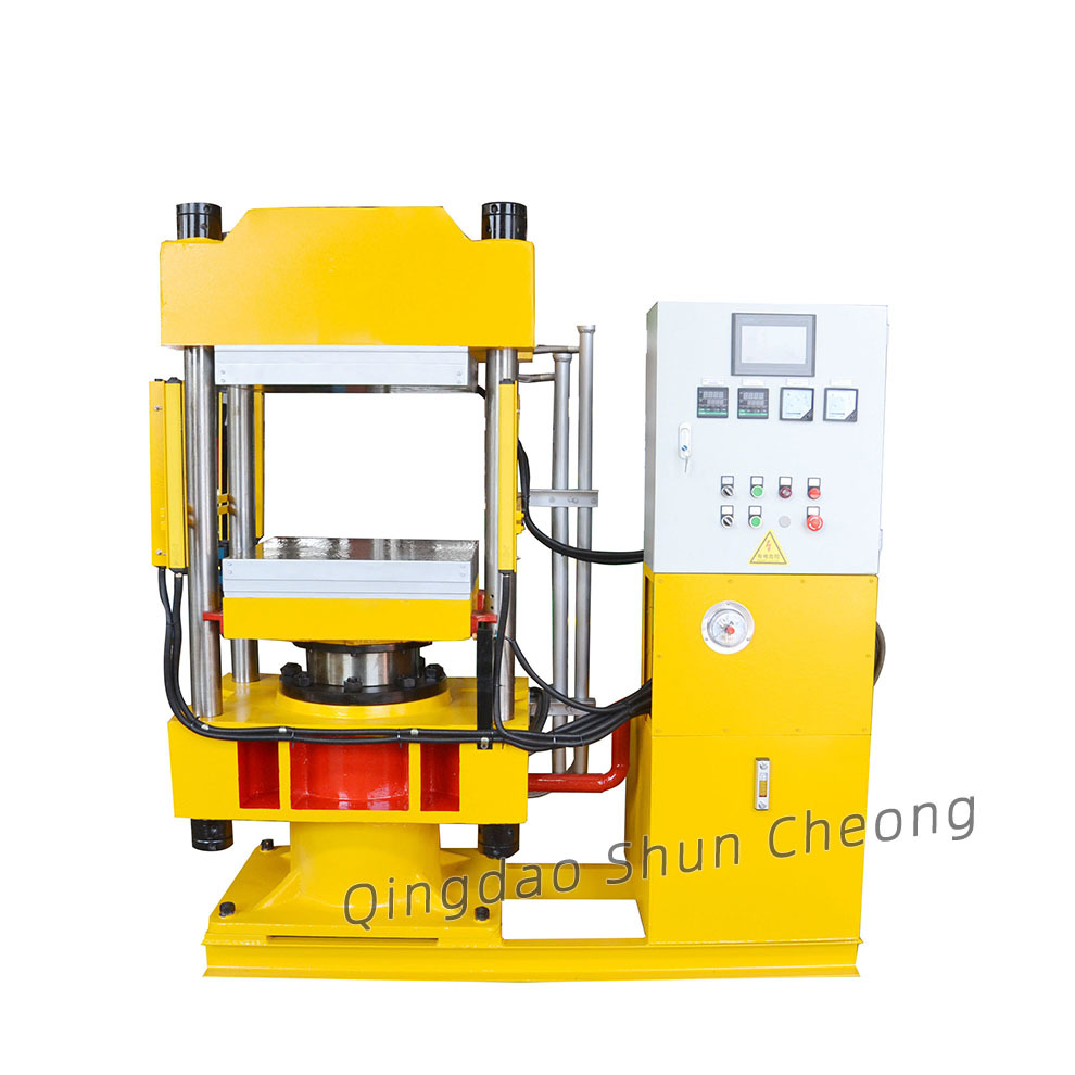 Customized Automatic Hydraulic Rubber Vulcanizer with Vertical Structure for Rubber Product Making
