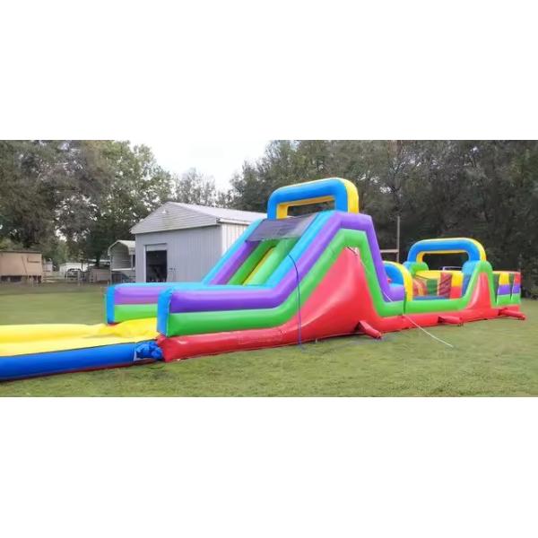Customized Inflatable Comb Obstacle Course for Large Group Team Building Activities