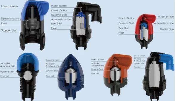 Agriculture Drip Relief Valve 1" 2" Plastic Air Valve for Irrigation System