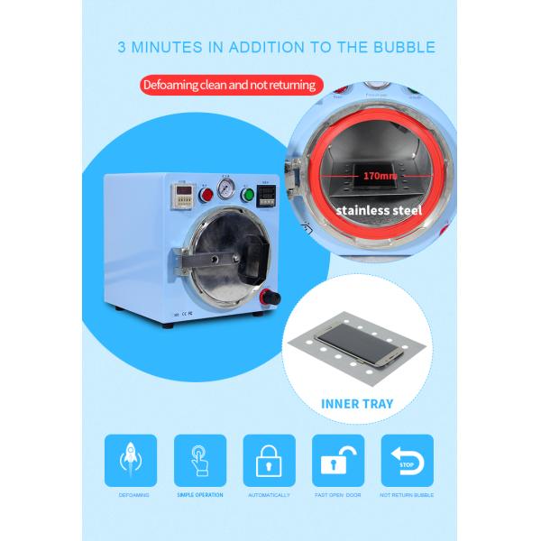 TBK-305 Small OCA Removing Bubble Machine Automatic Small Version Defoaming Tool Kit For Samsung Edge Lcd Repair