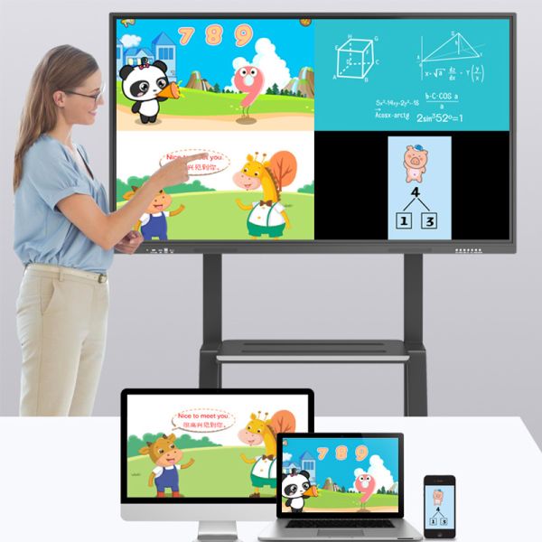 Buy 65" Android Touchscreen Interactive Whiteboard Smart Board 350 cd/m2 at wholesale prices