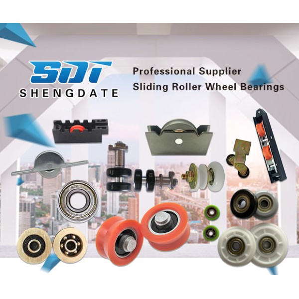 Plastic Nylon Roller with Plastic Casing Box Frame for Sliding Window Accessories