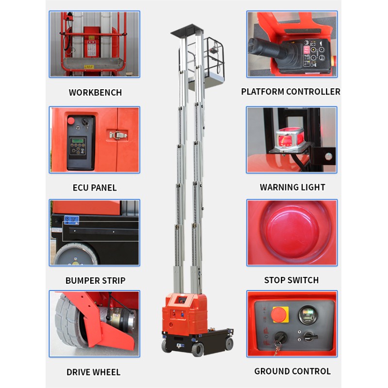 Full Electric Self-Propelled Mast Lift
