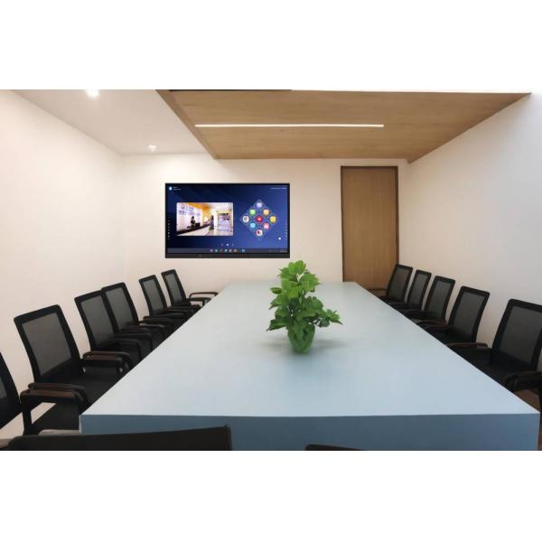 LED Interactive Whiteboard with Android 14 Ultra Fine Infrared Touch and Optional Camera Mic for Schools and Meetings