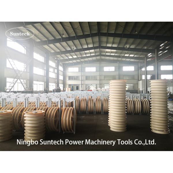 660mm Transmission Line Triple Conductor Stringing Pulley Blocks