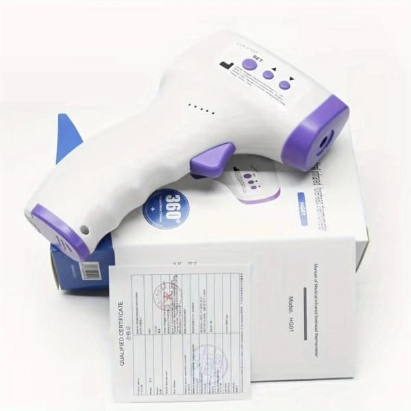 3 Color Backlight Forehead Thermometer 3VDC For Easy Fever Detection