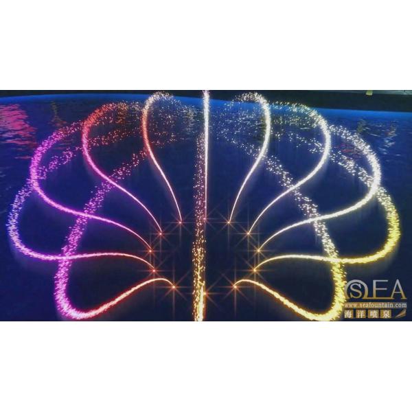 Mall Program Control Floating Fountain 380V 220V 50HZ