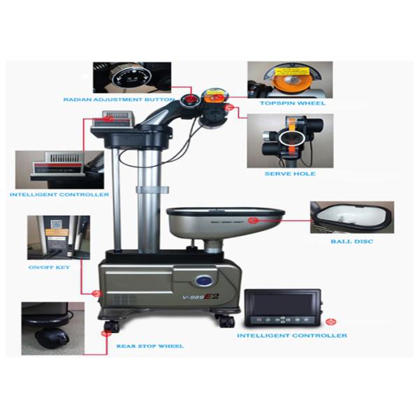 Automatic Table Tennis Training Machine With Additional LCD Display