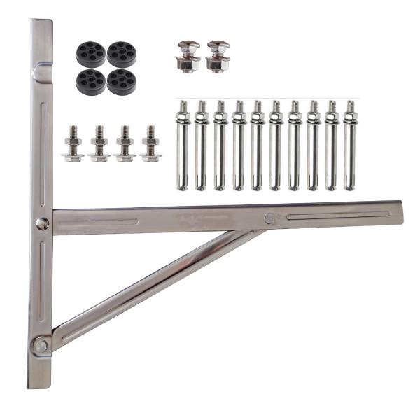 Split Air Conditioner Mounting Bracket Heavy Duty Wall Mounting Universal AC Bracket With Hardware