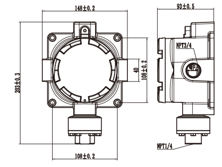 TXK Micro Explosion Proof Pressure Switch Controller