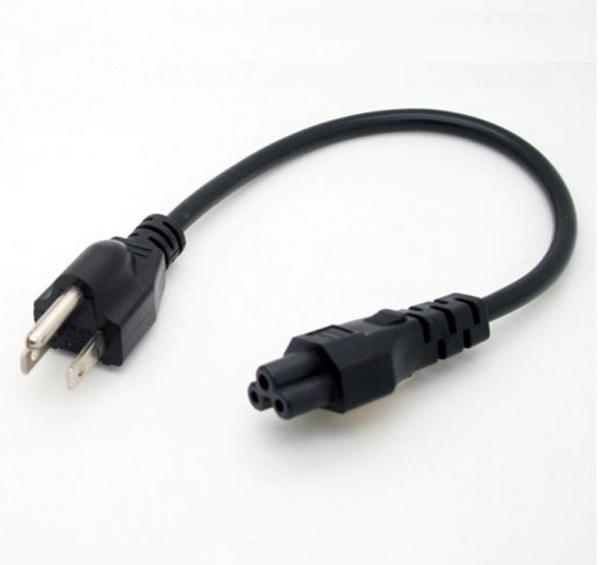 Buy 1ft Short Power adapter cord for USA Canada Nema 5-15P/C5 short cable at wholesale prices