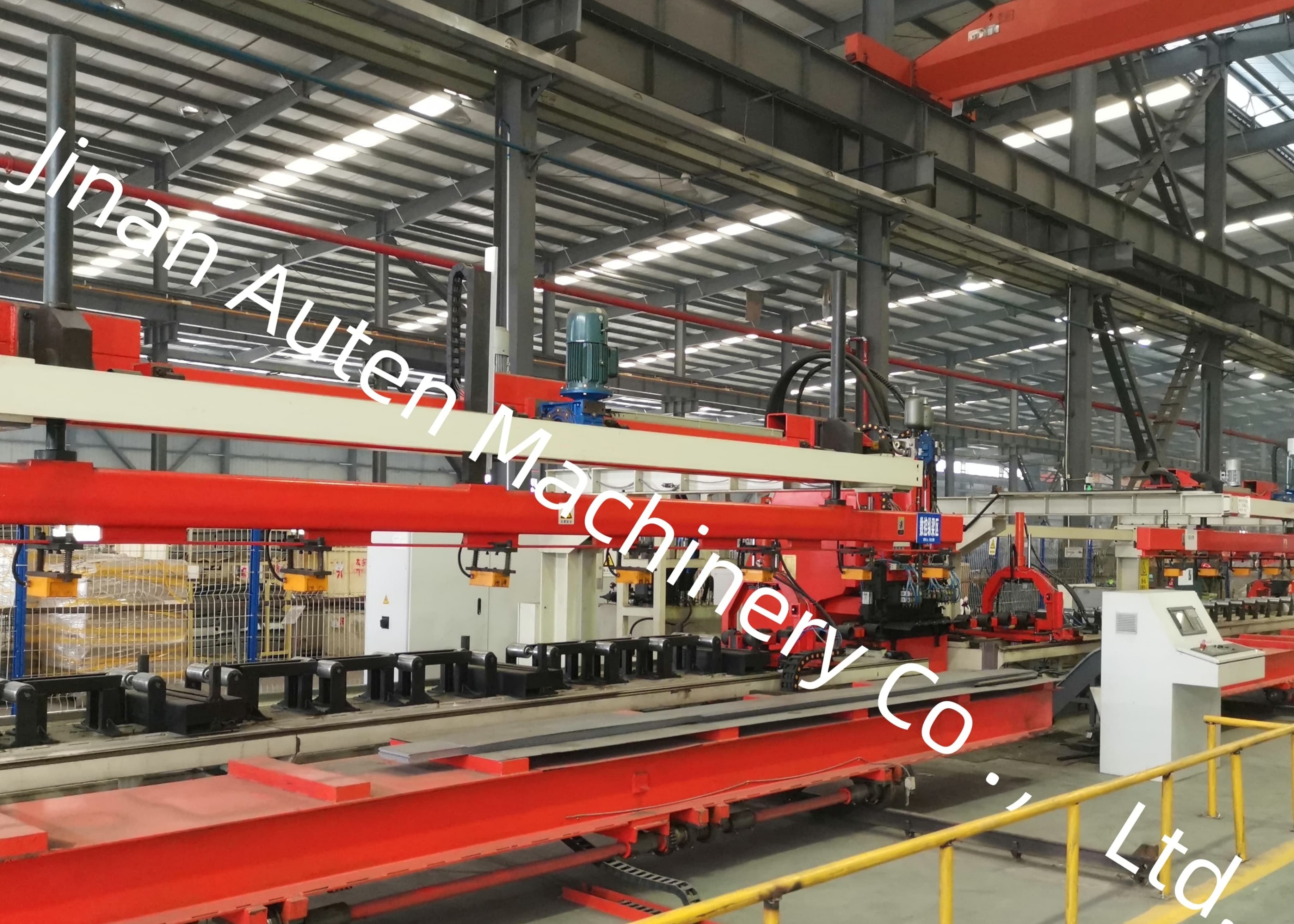 Beam Profiles Use CNC Sheet Metal Processing Line For Modern Automotive Chassis Manufacturing