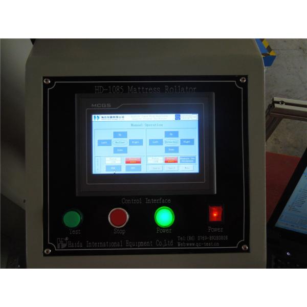 Mattress Fatigue Tester / Furniture Testing Machine With LCD Controller