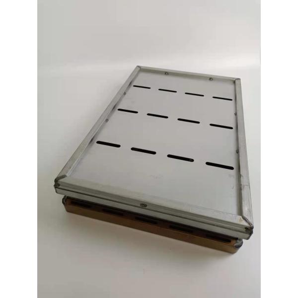 Economical 4 Strapped Non Toxic Loaf Pan Corrugated Surface