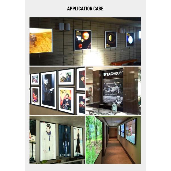 Wall Mounted Portrait CE LGP Thin Magnetic LED Light Box