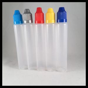 Quality Electronic Cigarette Liquid 30ml Unicorn Bottle With Colorful Cap Screen Printing for sale