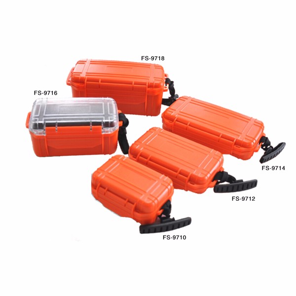 Waterproof First Aid Boxes For Workplace Empty Shockproof Storage Case 138x100x56mm