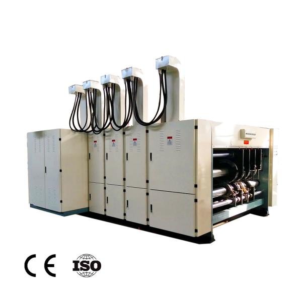 Computerized Corrugated Slotting Machine , Flexo Printing Machine For Corrugated Carton