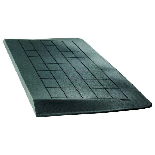 Rubber ramp installation example
