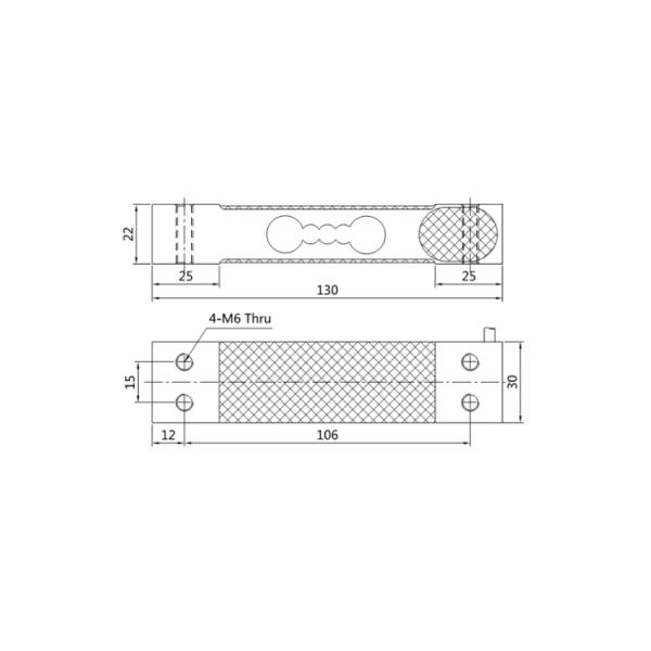 Gbp100 C4 High Accuracy Best Quality Parallel Beam Load Cell 50kg 200kg Single Item,Resistance Sensor