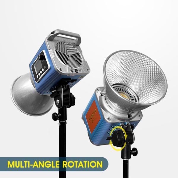 200W Daylight LED Video Light Continuous Output Bowens Mount Studio Light Video Spot Light ZR-200PRO 2700K- 7500K