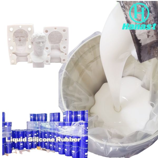 Bulk Liquid Silicone 100:2 Tin Cure Silicone Translucent Rtv 2 Molding Silicone Rubber For Molds Heat Cured