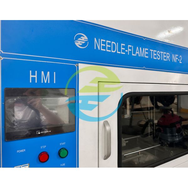 High-precision needle flame tester - 12 mm needle flame, high-temperature flame simulation, flame retardant testing equipment for electronic and