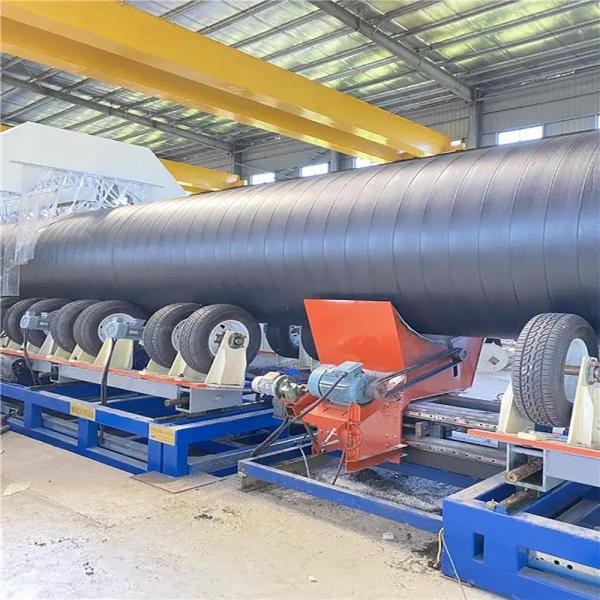 Foaming CE Certified Computerized Polyurethane Spraying Foam Preinsulated Steel Pipe Making Machine