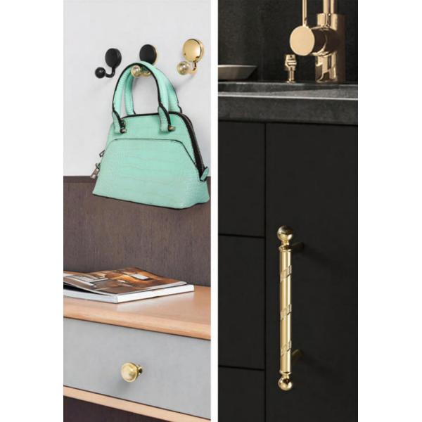 Gold Nordic Kitchen Drawer Wardrobe Brass Pull Handles Embossing Knobs Furniture Cabinets Door Knurling Knurled Handle