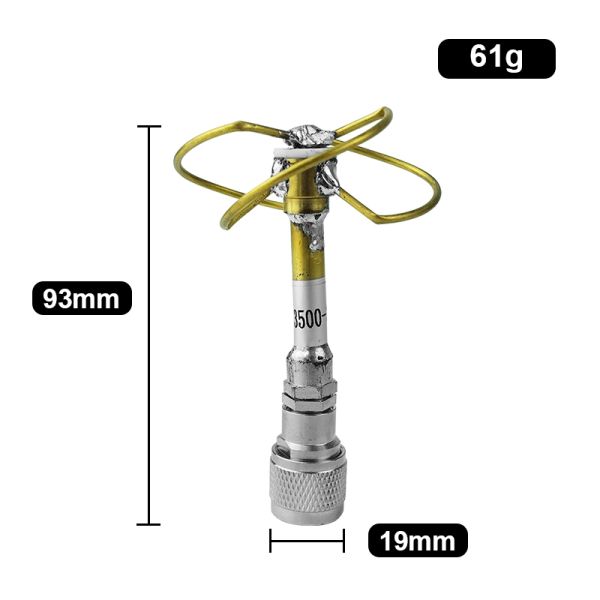 Small-size high-frequency 5.5dBi 3GHz anti-interference FPV omnidirectional transmission clover antenna