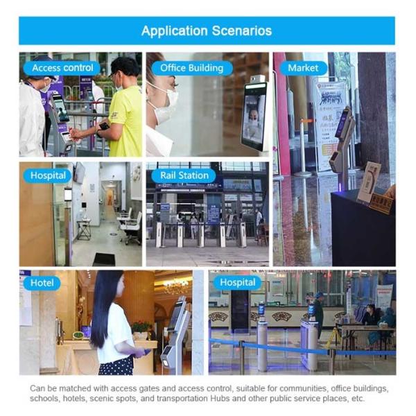 F2-H Facial Android 7.1 Face Mask Recognition Thermometer