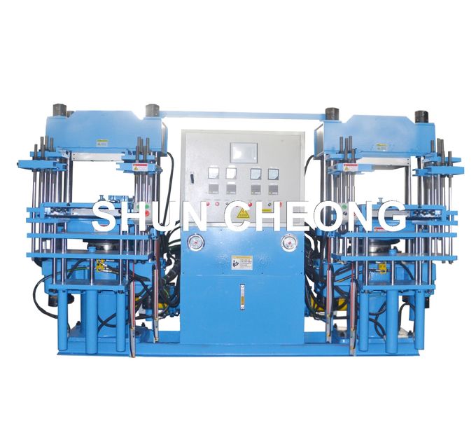 3RT 100Tons Dual Full Auto Vulcanizing Machine Hydraulic Vulcanizing Machine Plate Vulcanizing Press 2