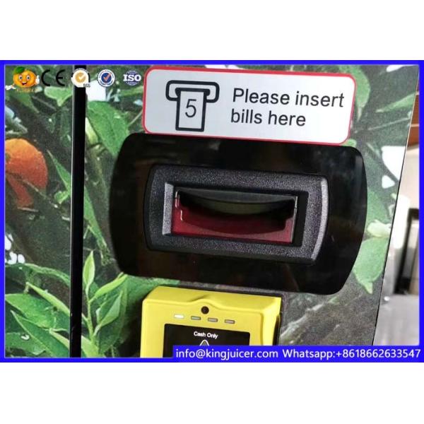 Coin And Note Payment Fruit Juice Vending Machine With Cooling System