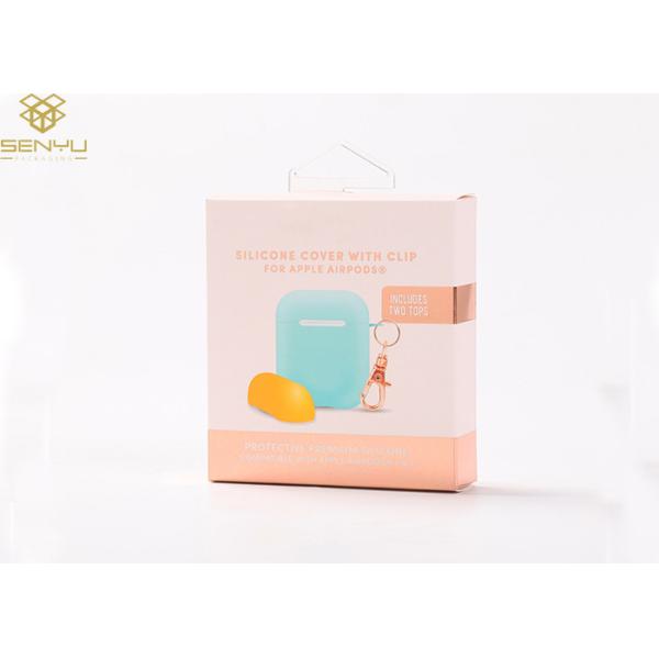 Printed Custom Retail Boxes , Airpods Mobile Case Packaging Box Long Life