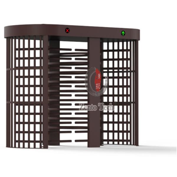 2mm SUS 304 Automatic Systems Turnstiles Full Height Gate 550mm