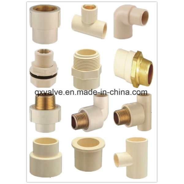 Round Head Code PVC Fitting with DIN Standard Pn16 Water Supply Type PVC Material