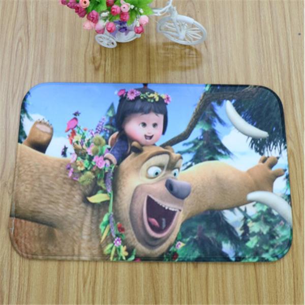 Cartoon Digital Print Polyester Throw Blanket , Custom Warm Quilted Blanket