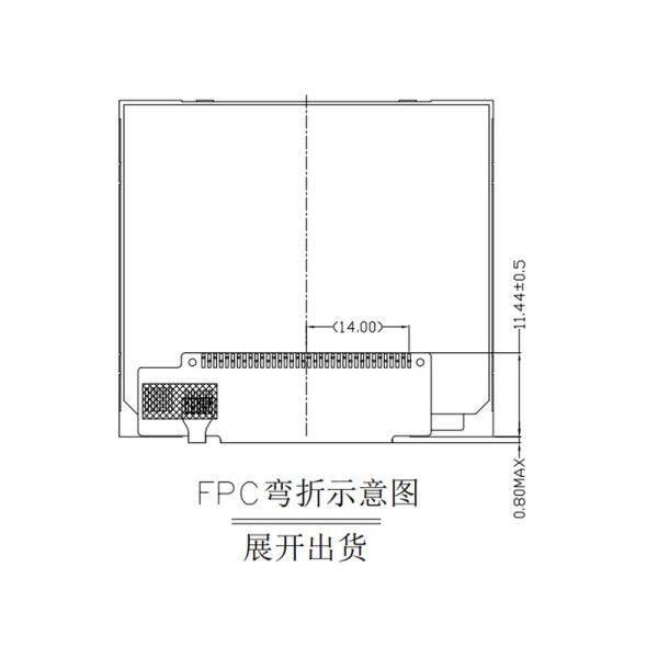 2.31inch LCD Display Module 36 Pin 320*240 QVGA MCU Interface